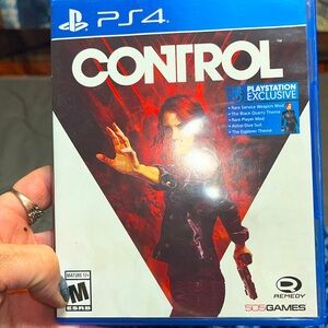 #221-PS4 CONTROL just came read it mature 17+no scratches, like new condition